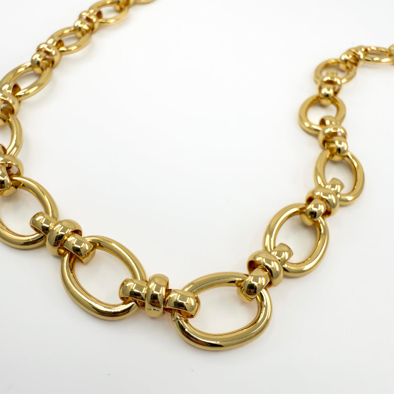 Liaison Necklace - White Gold Plated Silver