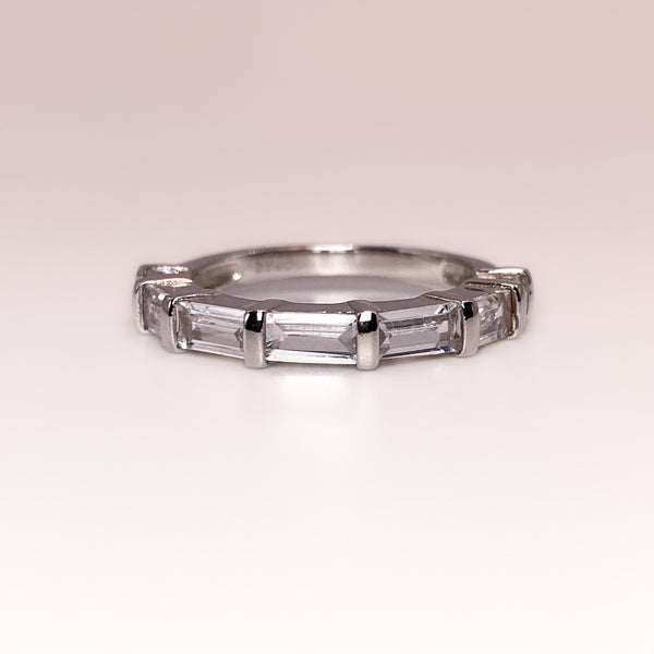 Mate 3 Ring - White Silver