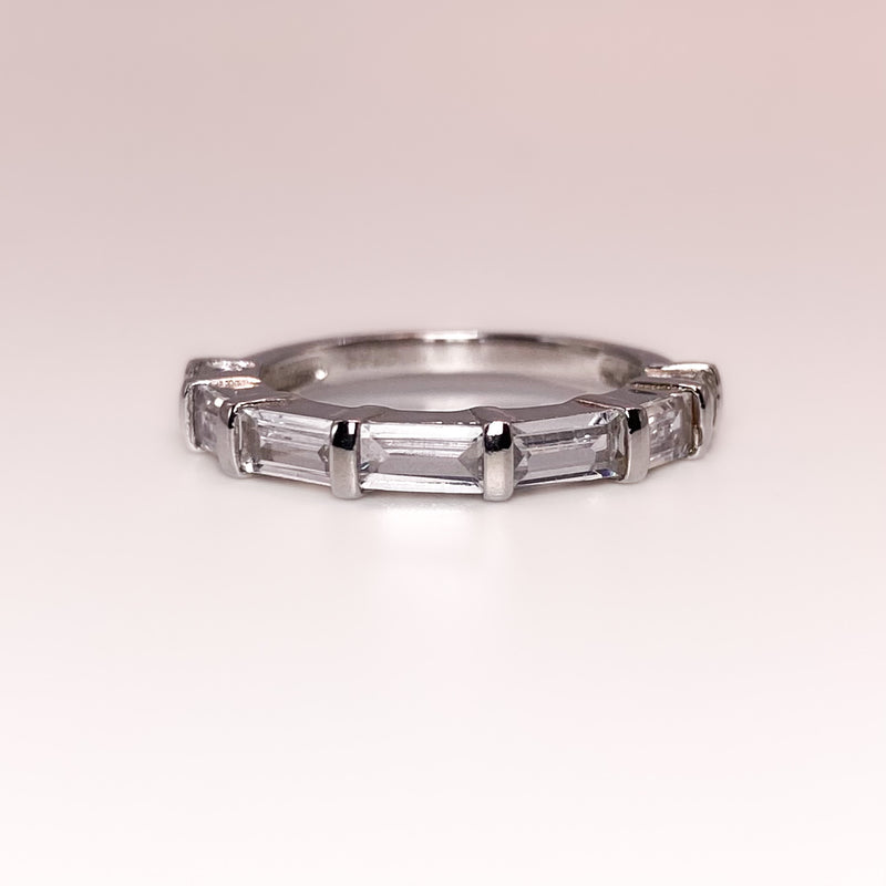 Mate 3 Ring - White Silver
