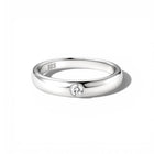 Bague Alliance Diamant - Argent Blanc
