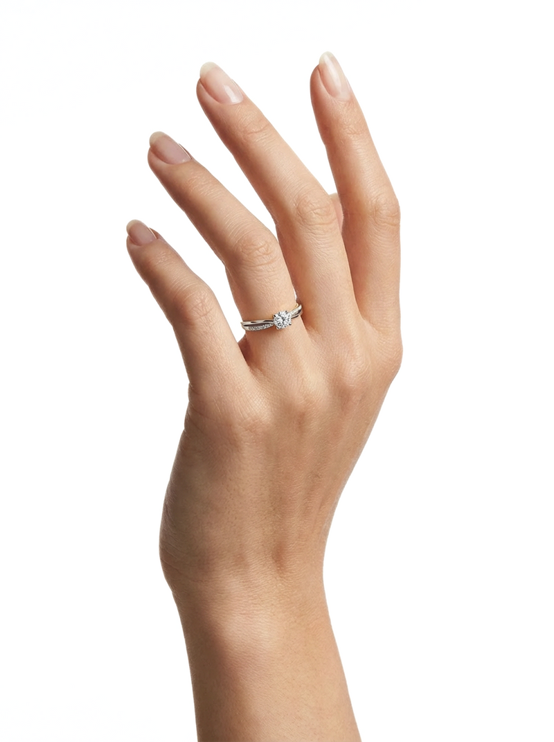 Angelica Ring - White Silver