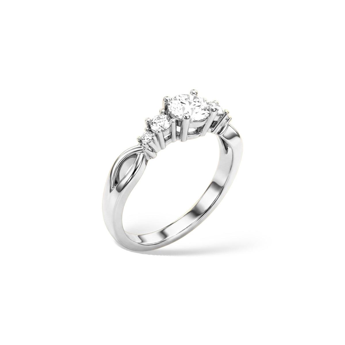 Bague Aura - Argent Blanc
