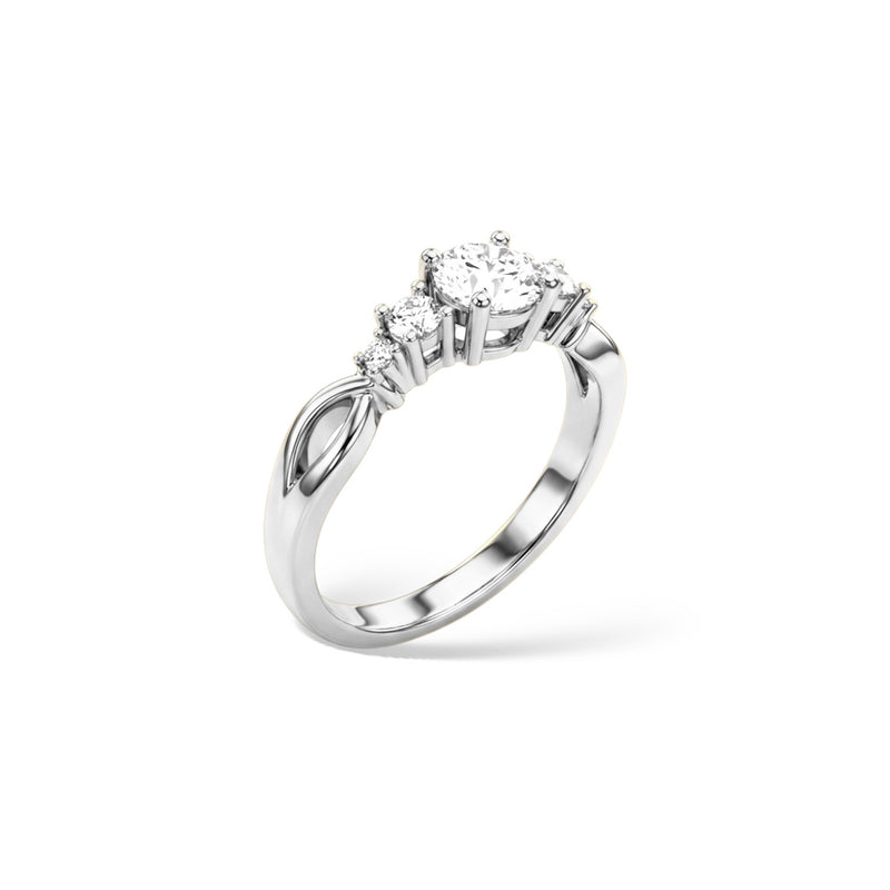Bague Aura - Argent Blanc