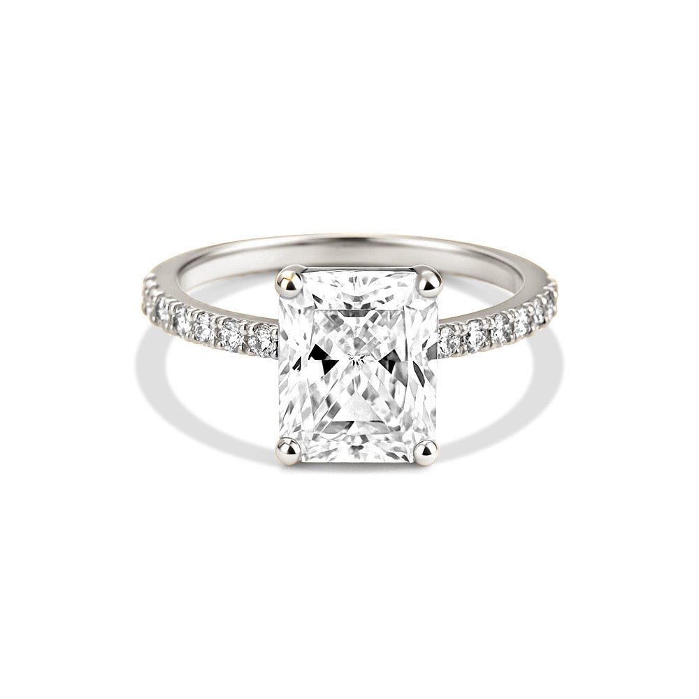 Bague Mini Lucent - Argent Blanc