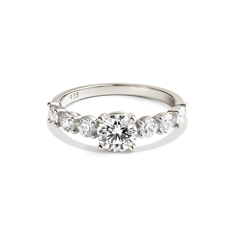 Sublim Halo Ring - White Silver