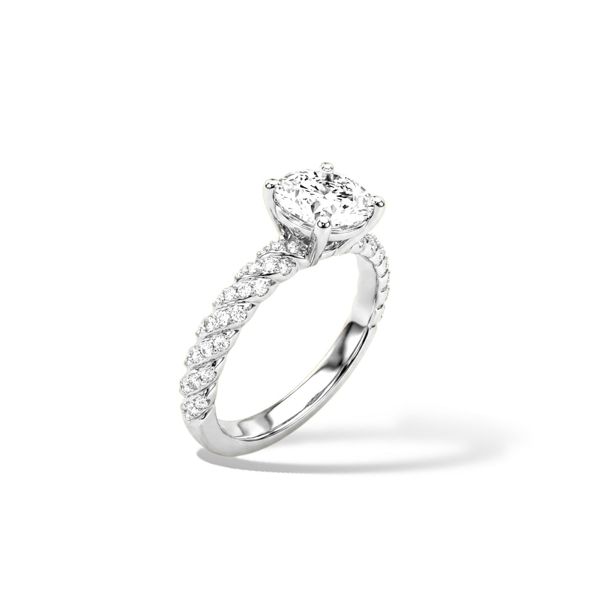 Bague Eternity - Argent Blanc