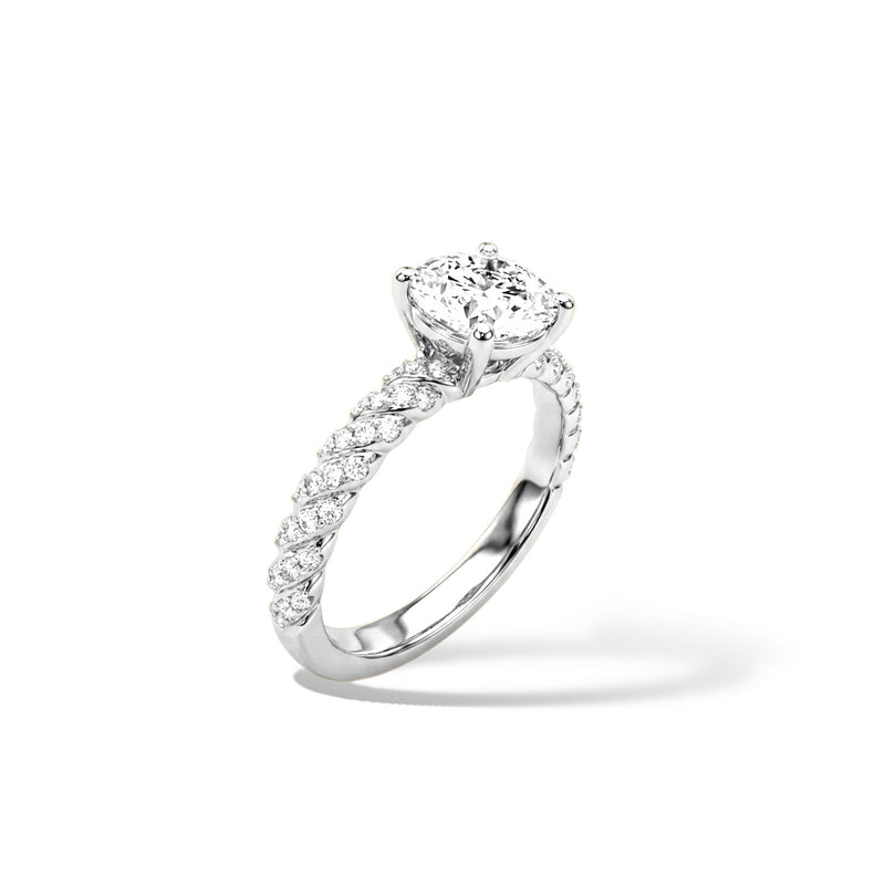 Bague Eternity - Argent Blanc