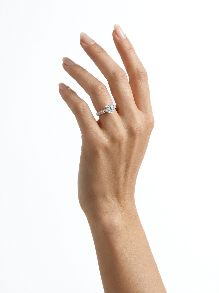 Bague Eternity - Argent Blanc