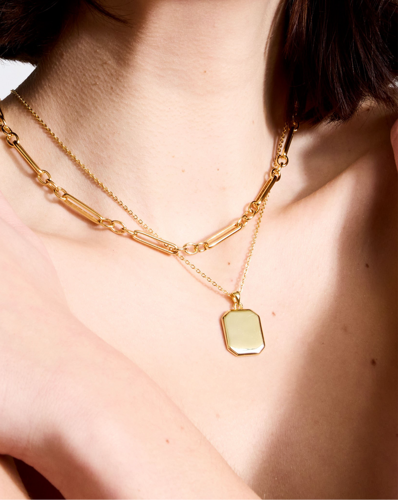 Collier Pendentif Symphony - Argent Blanc