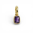 Charm Birthstone Février - Argent Blanc