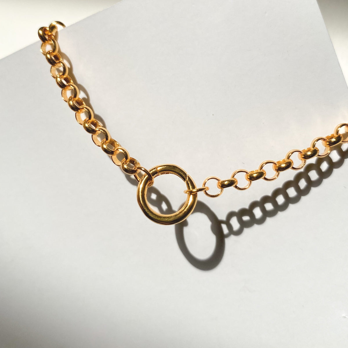 Latché Bracelet - White Gold Plated Silver