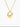 Umbrella Necklace - White Gold Plated Silver