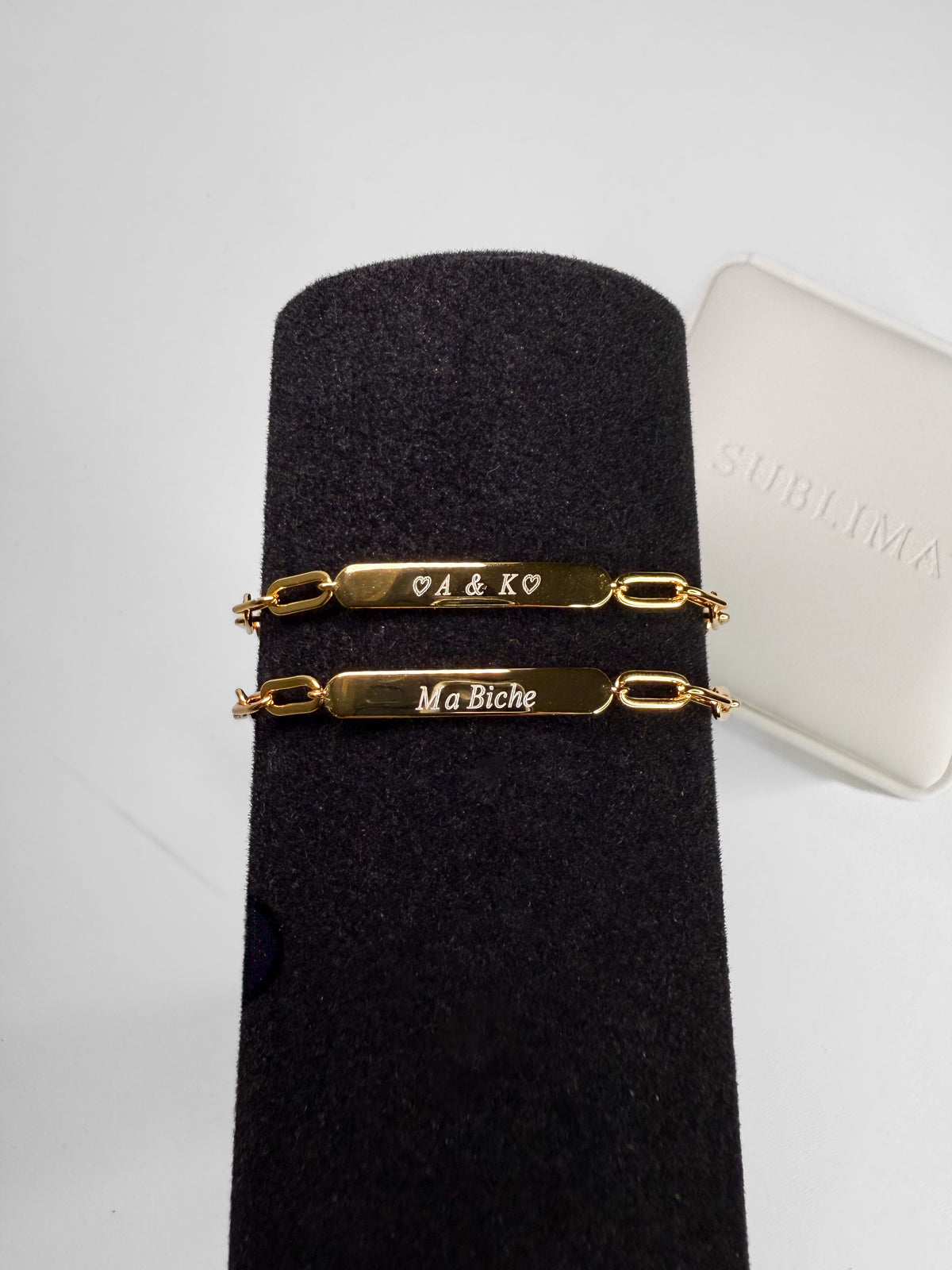 Memory Bracelet - White Gold Plated Silver