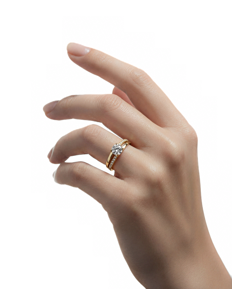 Bague Lyca - Argent Blanc