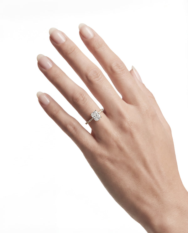 Bague Mini Lucent - Argent Blanc