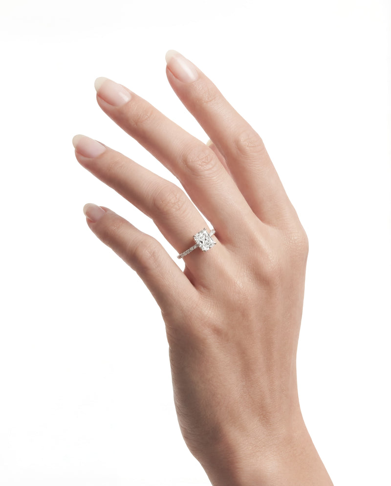 Bague Mini Lucent - Argent Blanc