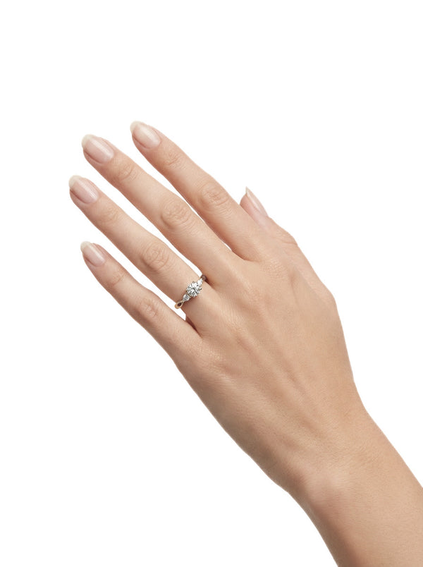 Bague Aura - Argent Blanc