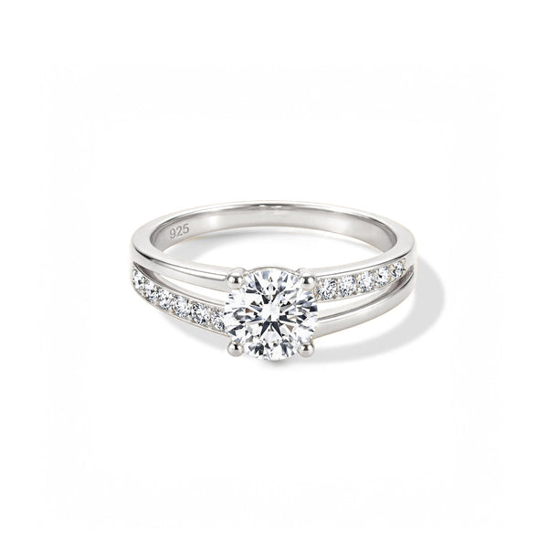 Bague Lyca - Argent Blanc