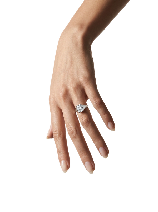 Bague Imperatrice - Argent Blanc