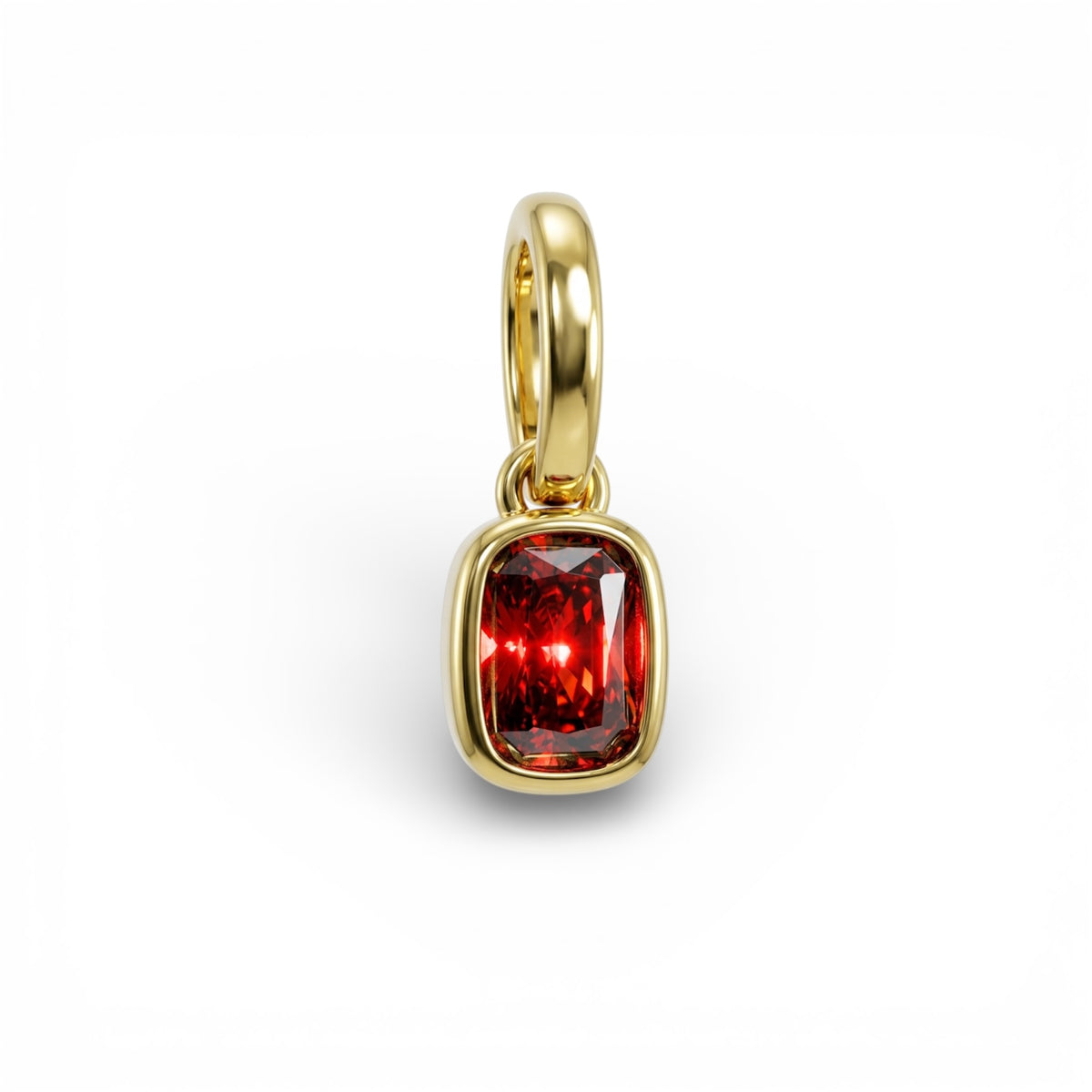 Charm Birthstone Janvier - Argent Blanc