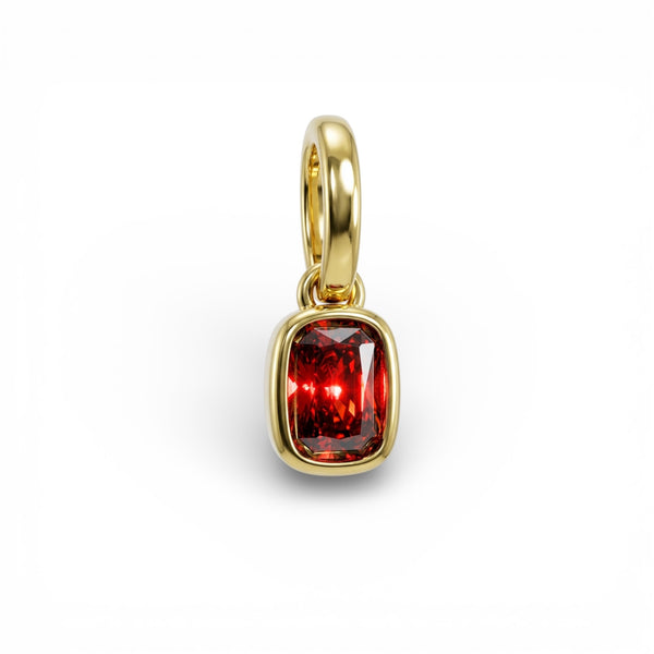 Charm Birthstone Janvier - Argent Blanc