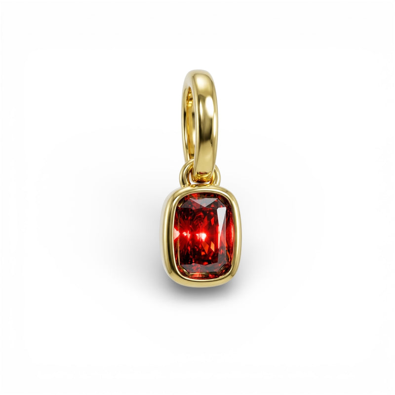 Charm Birthstone Janvier - Argent Blanc