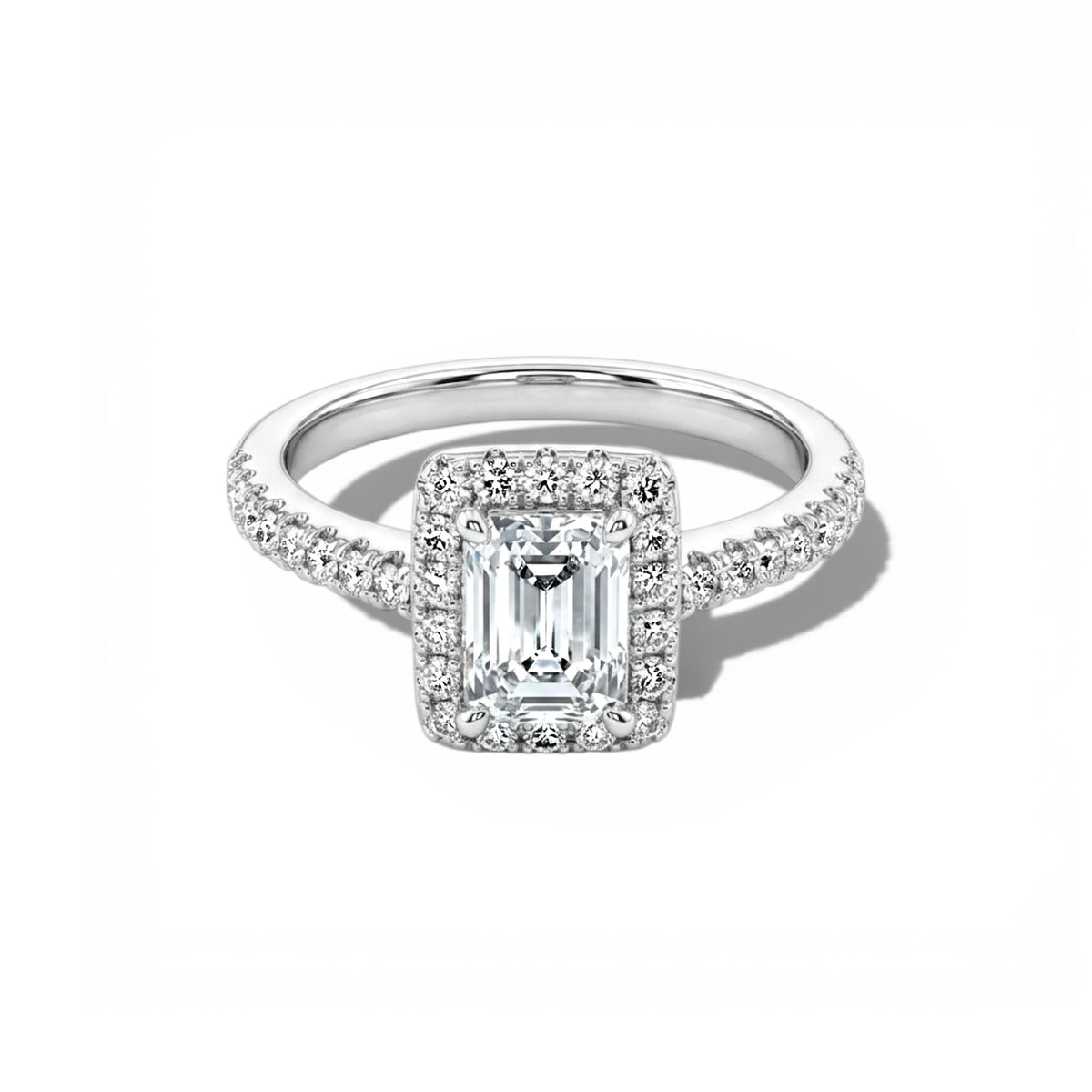 Marquise-Ring - Weißgold
