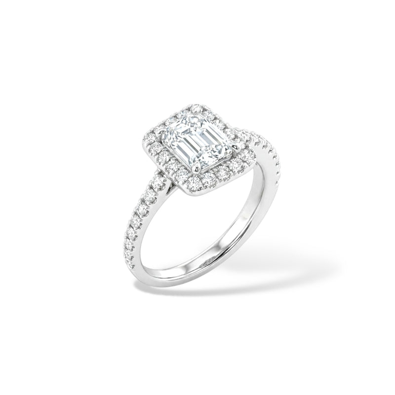 Marquise-Ring - Weißgold