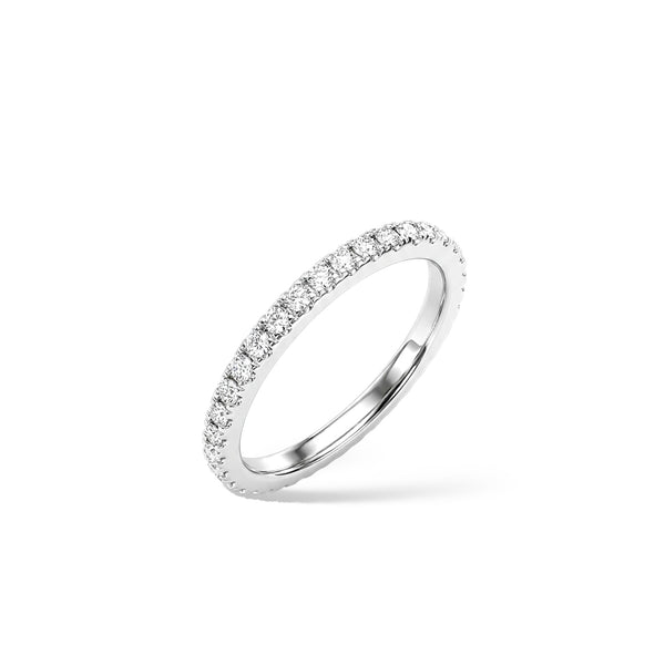 Bague Mate 1 - Argent Blanc