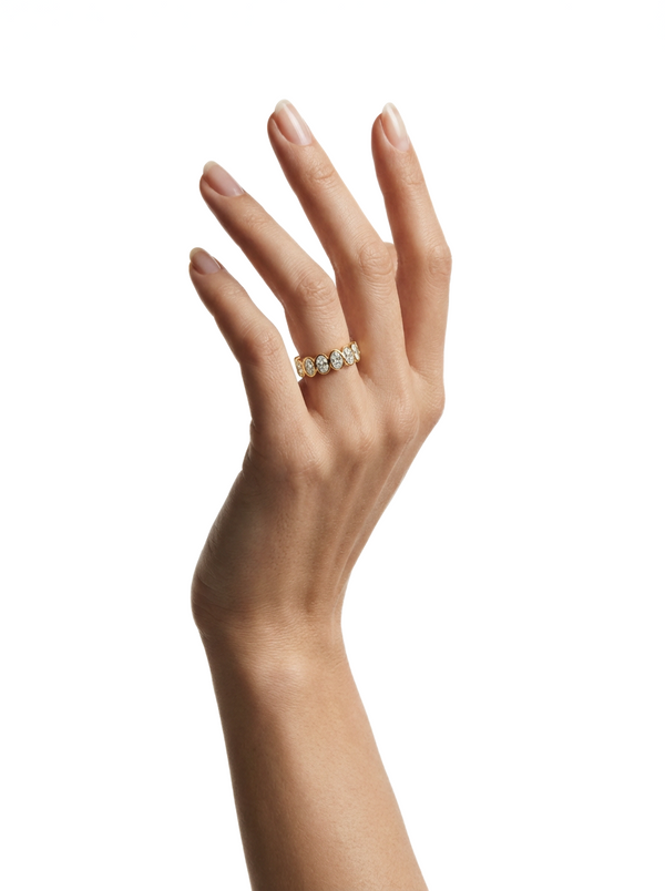 Bague Matrix - Argent Blanc
