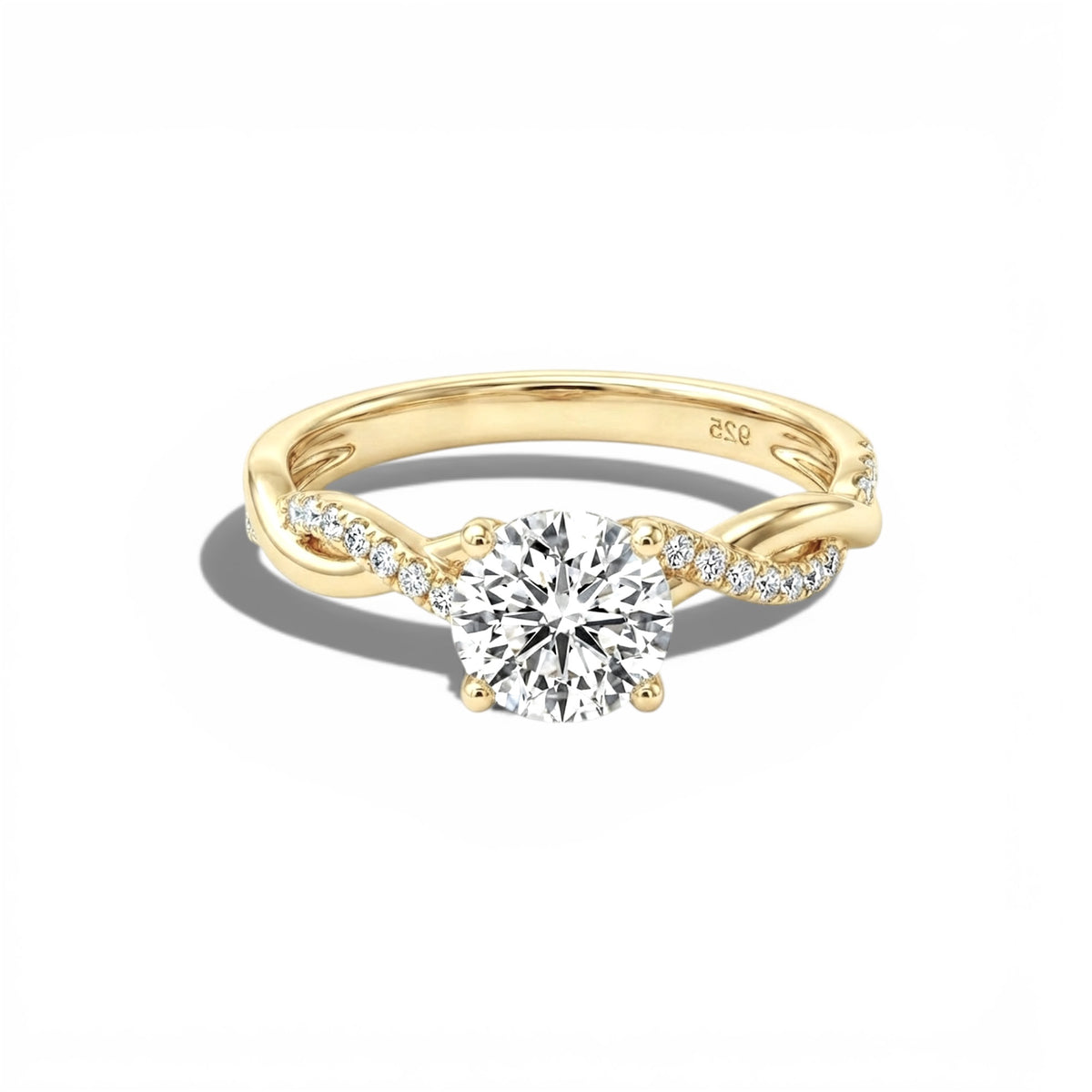 Mini Allure Ring - White Silver