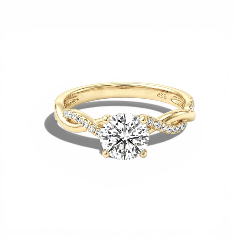 Mini Allure Ring - White Silver