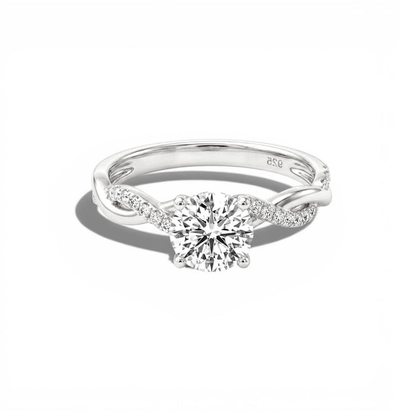 Mini Allure Ring - White Silver