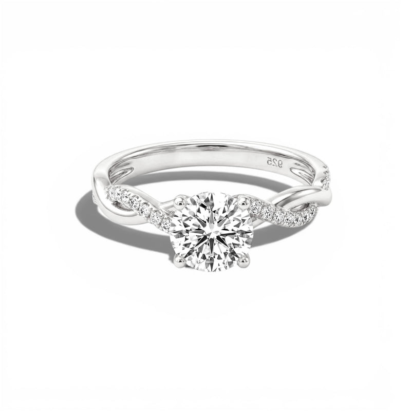 Mini Allure Ring - White Silver