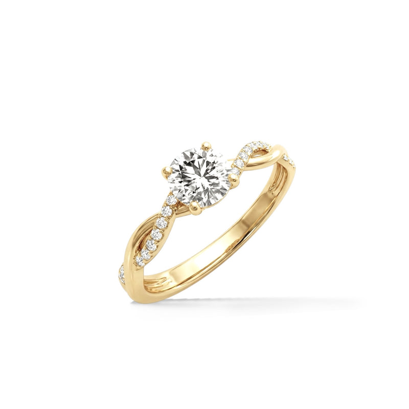 Mini Allure Ring - White Silver