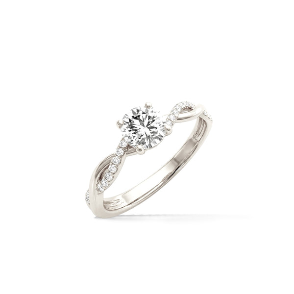 Mini Allure Ring - White Silver