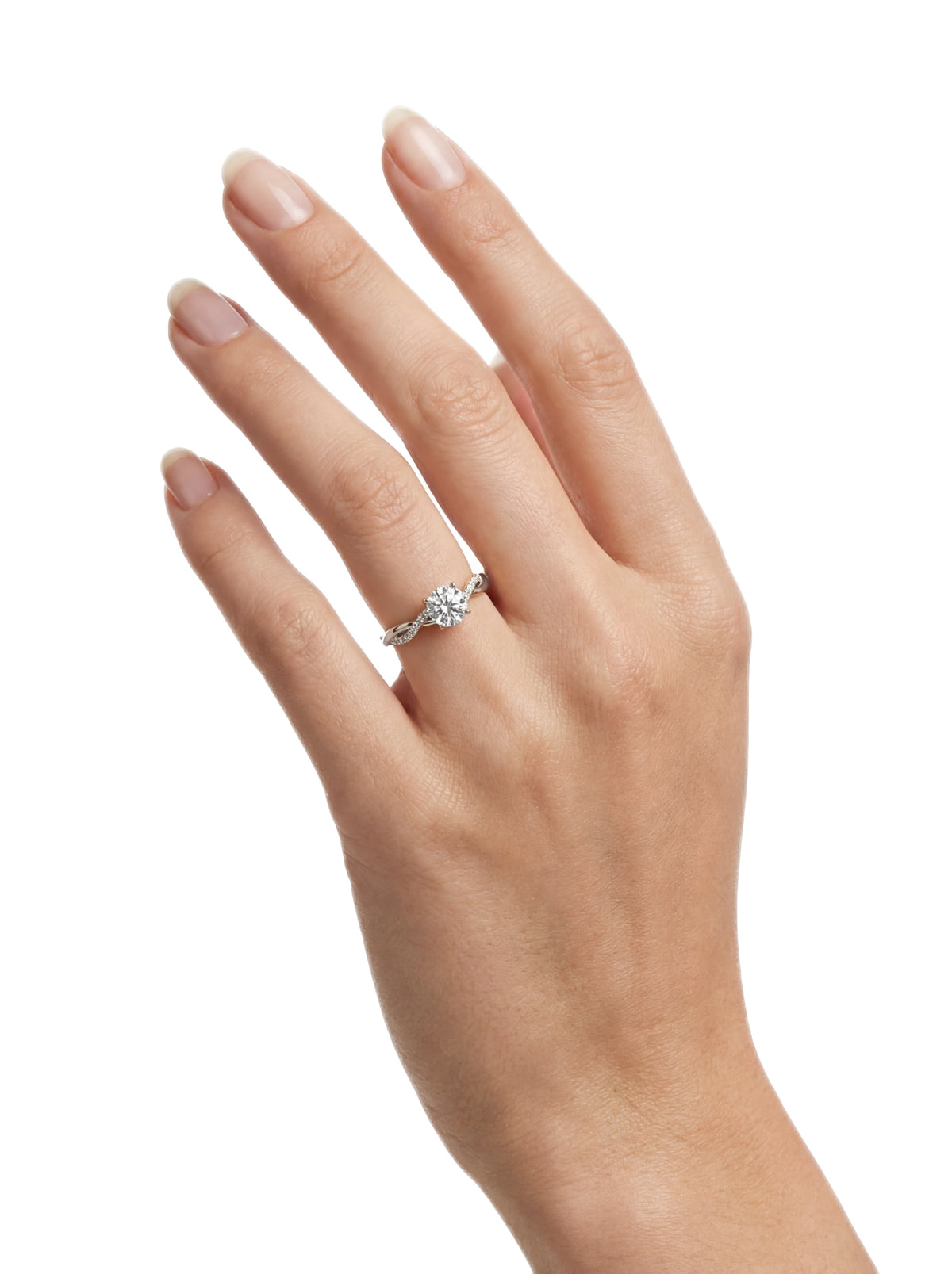 Mini Allure Ring - White Silver