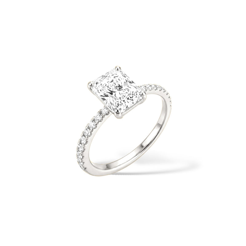 Bague Mini Lucent - Argent Blanc