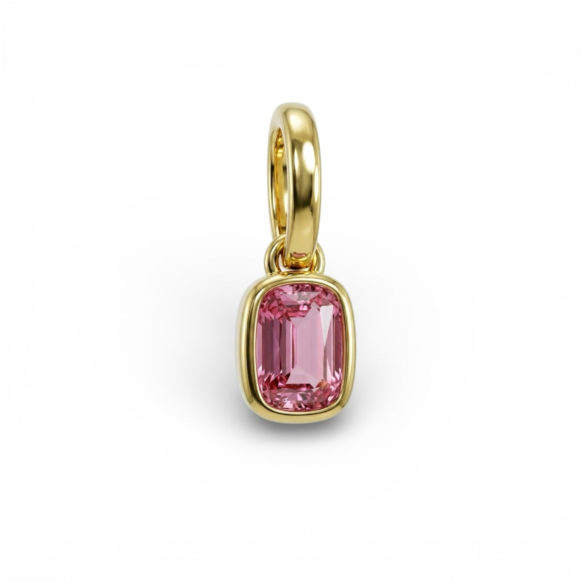 Charm Birthstone Octobre - Argent Blanc