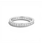 Bague Pave Mate - Argent Blanc