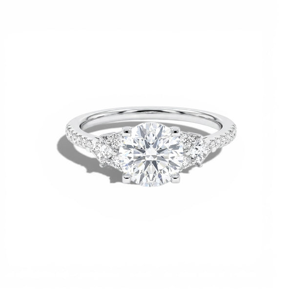 Bague Petite Paris - Argent Blanc