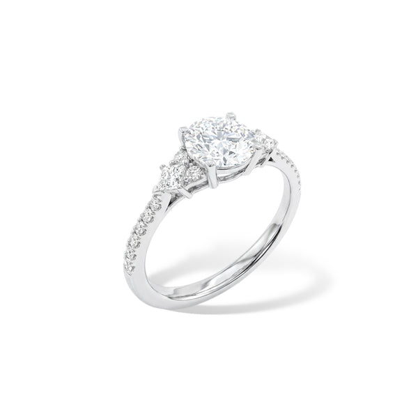 Bague Petite Paris - Argent Blanc