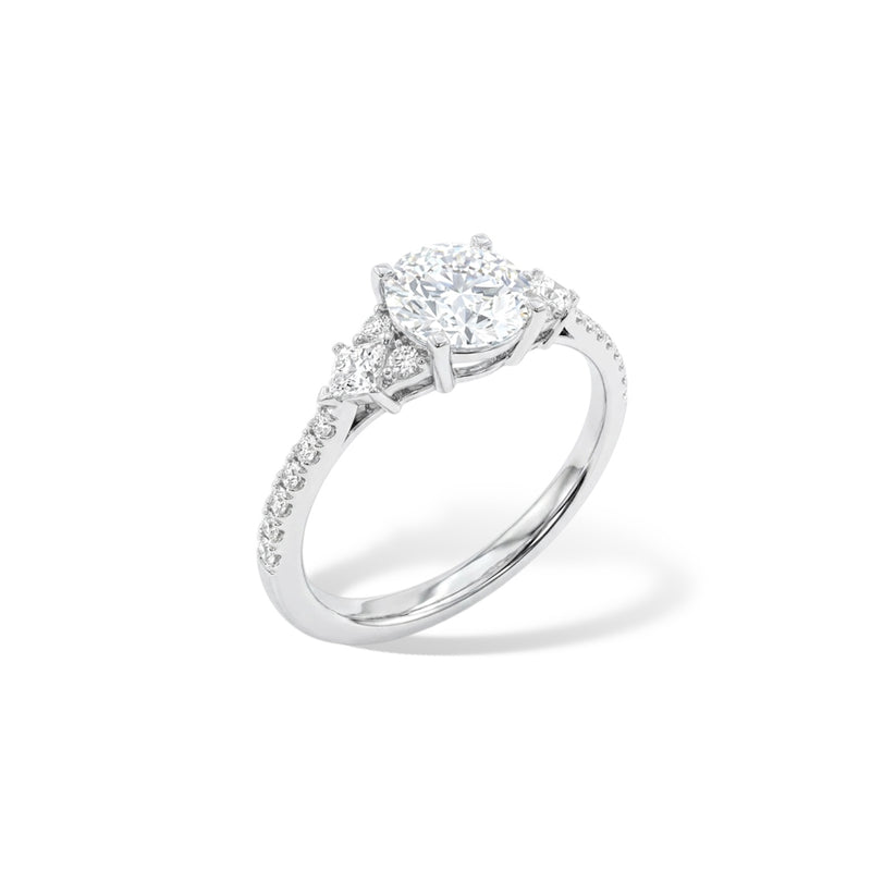 Bague Petite Paris - Argent Blanc
