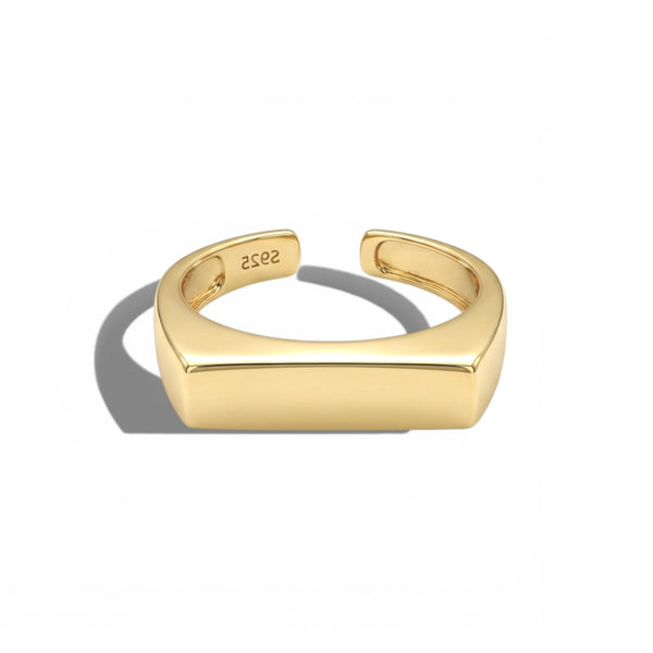 Bague Pinta (Ajustable) - Plaqué Or 18k
