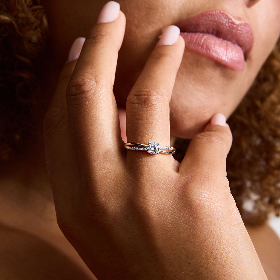 Angelica Ring - White Silver