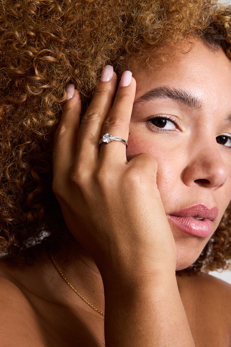 Bague L'Absolue - Argent Blanc
