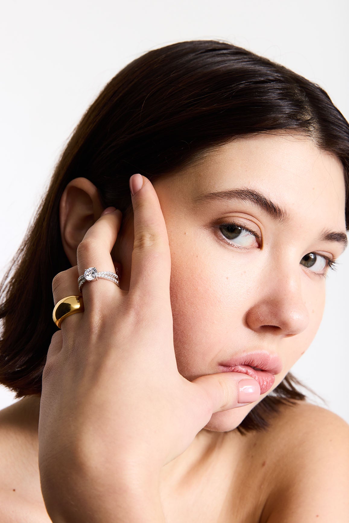 Bague Millenia - Argent Blanc