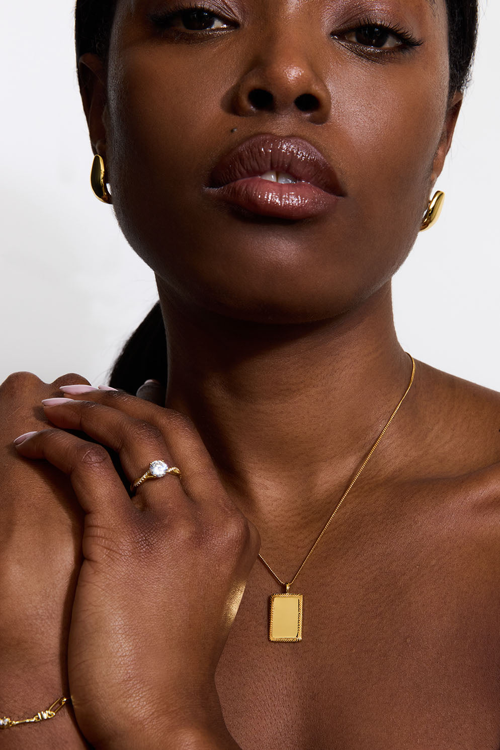 Mini Allure Ring - White Silver