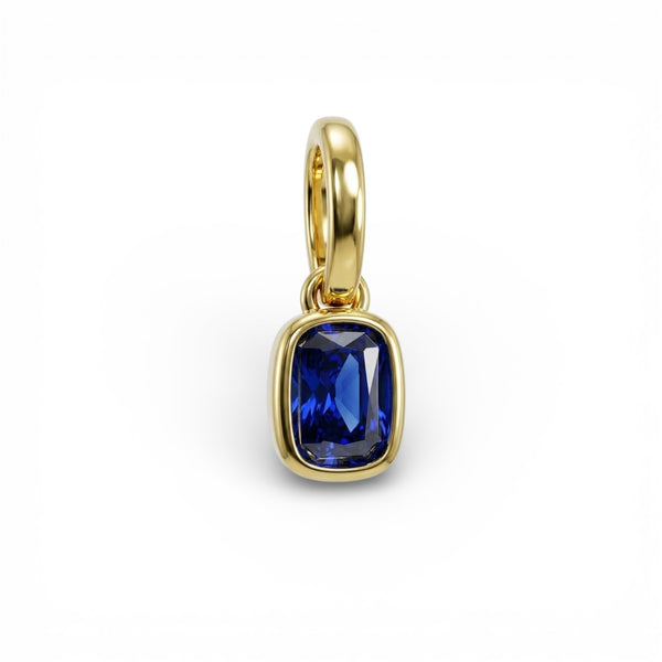 Charm Birthstone Septembre - Argent Blanc