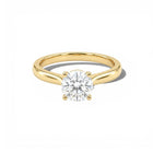 Bague Solitaire Idylla - Plaqué Or 18k